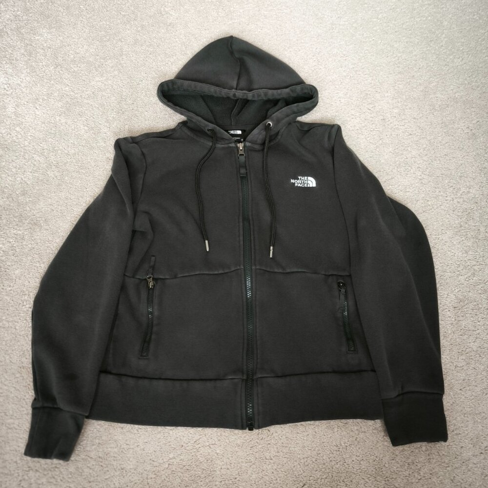 The North Face Women's Grey Zip-Up Hoodie